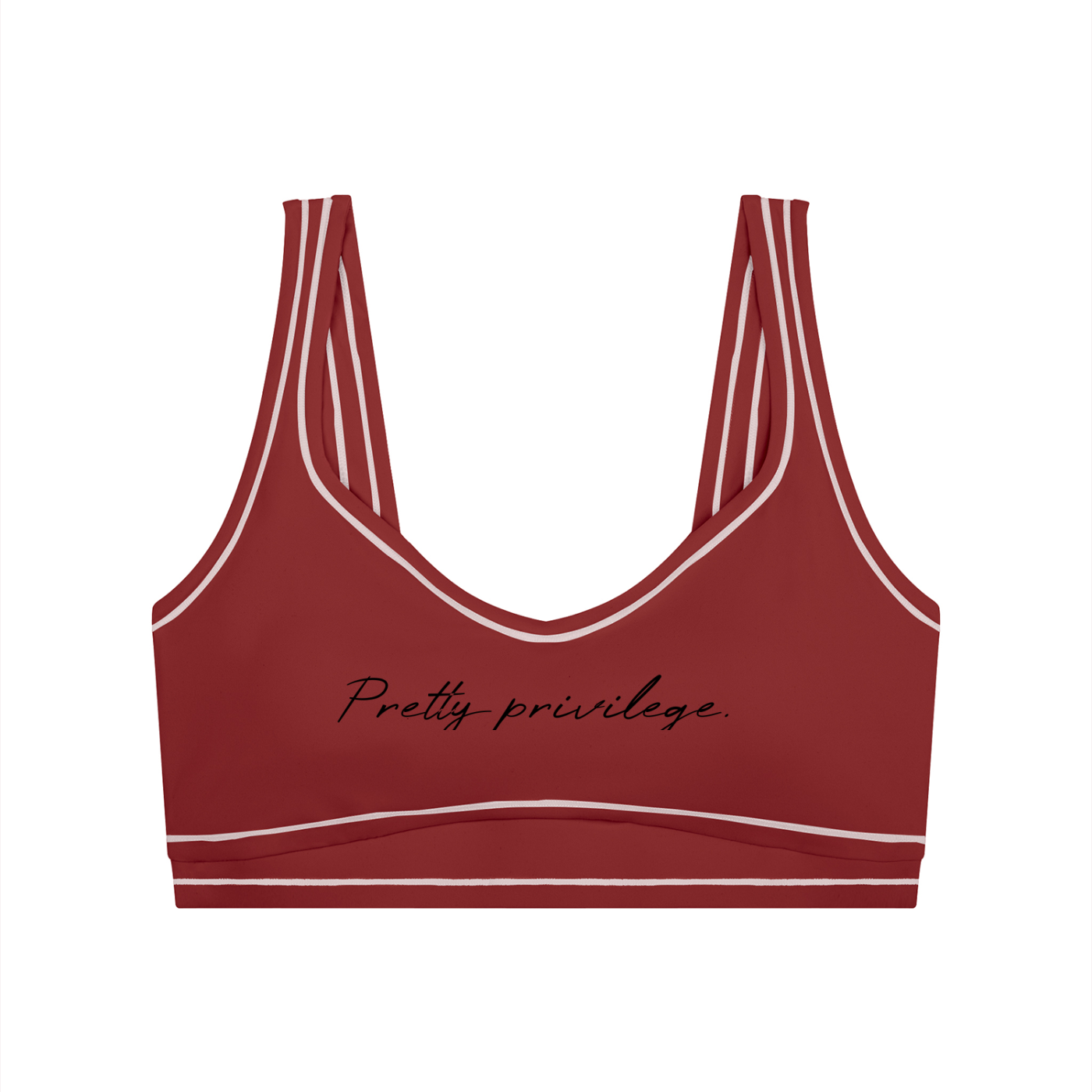 Women’s Topstitching Yoga Sports Bra