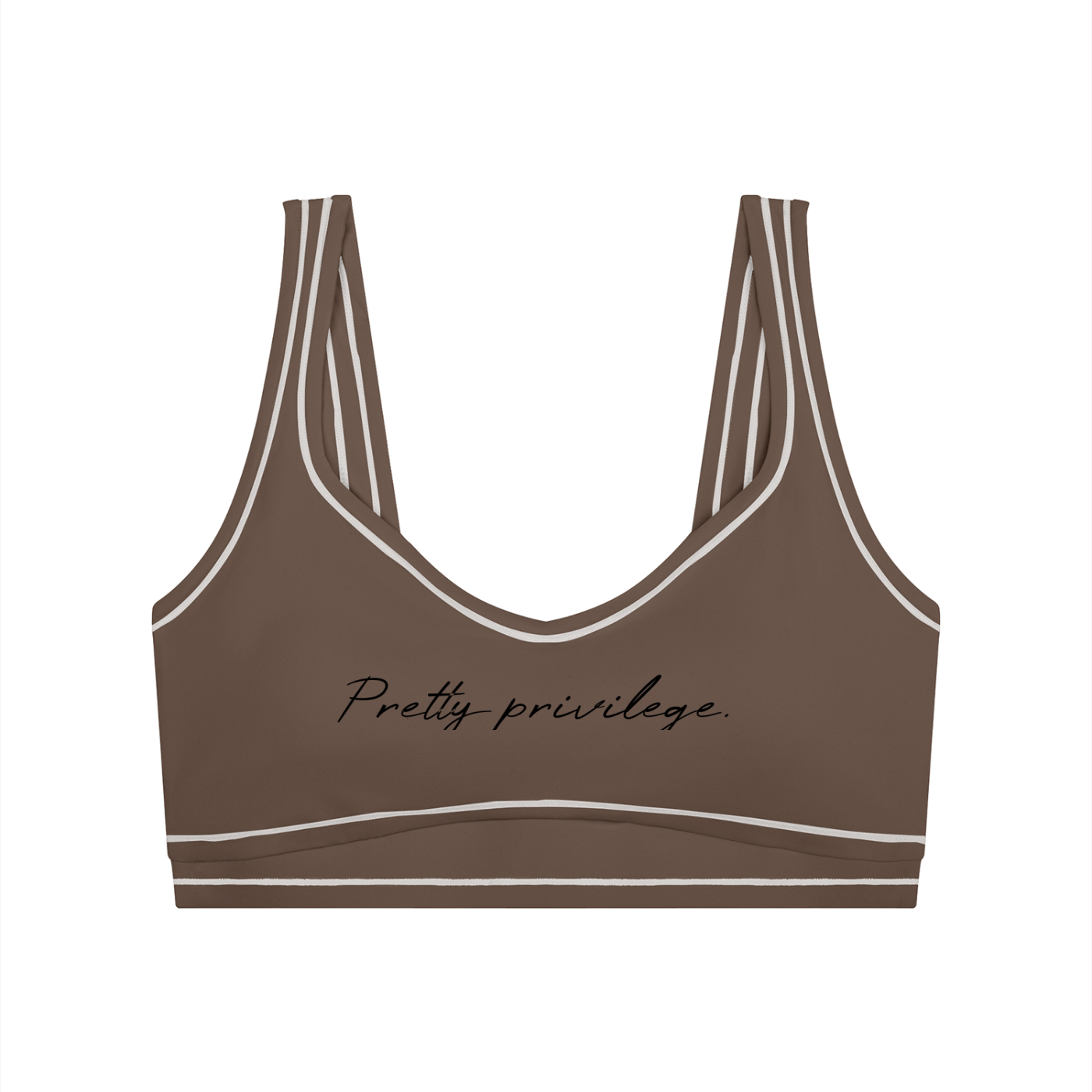 Women’s Topstitching Yoga Sports Bra