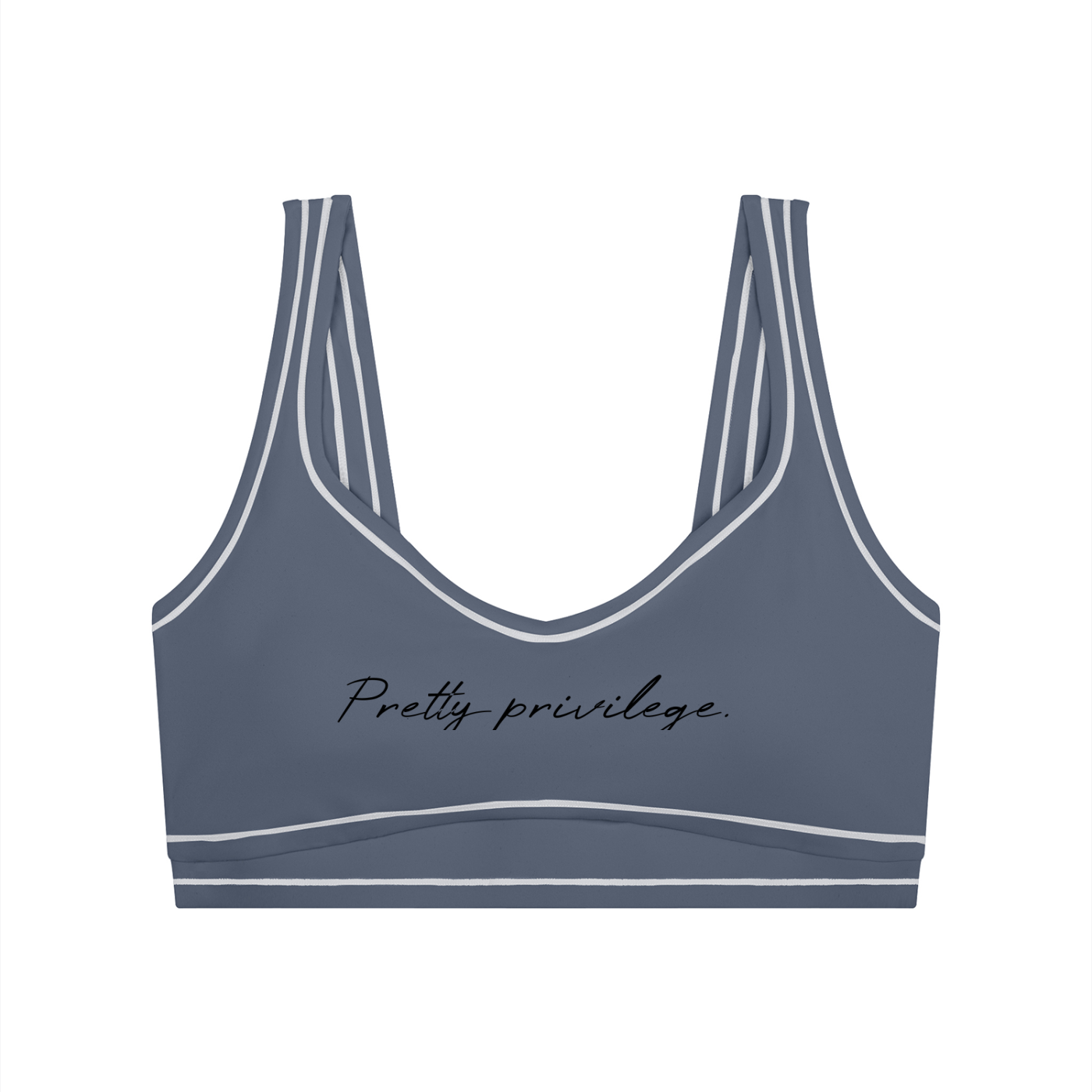 Women’s Topstitching Yoga Sports Bra