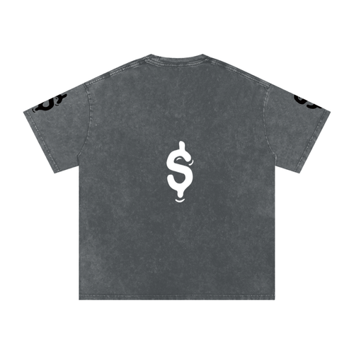 Cash evolved inc snow washed t-shirt