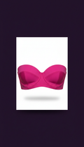 Vivid Magenta Structured Bra Shirt