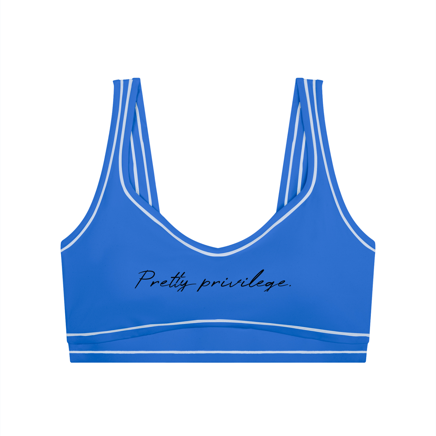 Women’s Topstitching Yoga Sports Bra